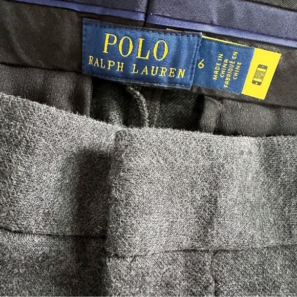Polo Ralph Lauren Women's Gray High-Waist Flat-Front Trouser Pants, 6 - Picture 2 of 10